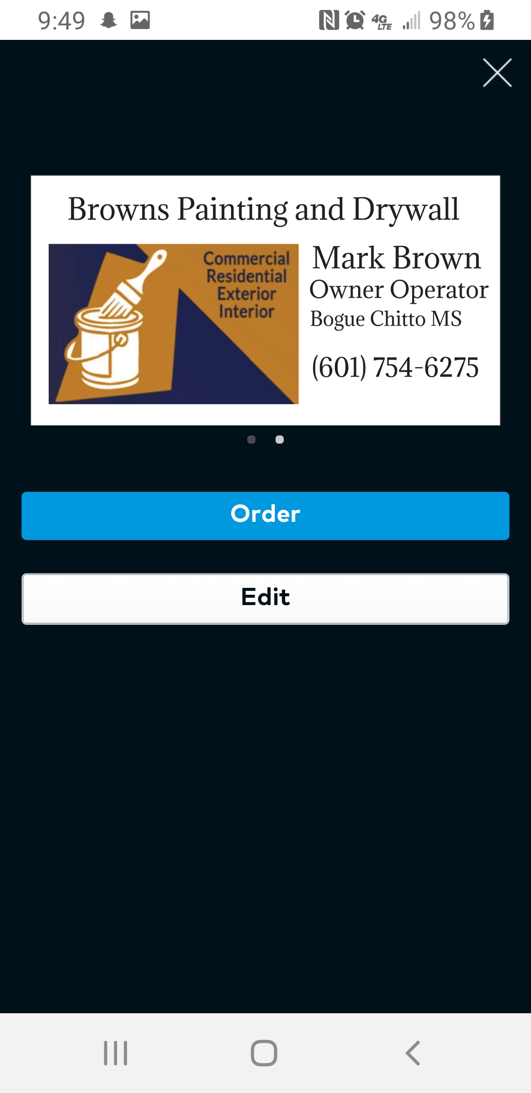 Avatar for Browns painting and drywall 